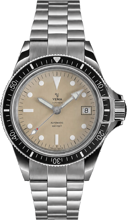 Yema Superman Heritage 41mm Beige YSUP25A41-EMS