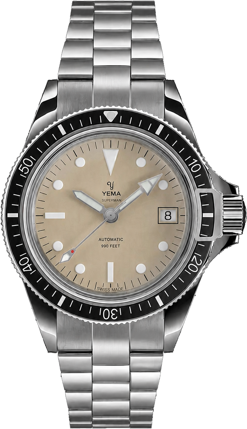 Yema Superman Heritage 41mm Beige YSUP25A41-EMS
