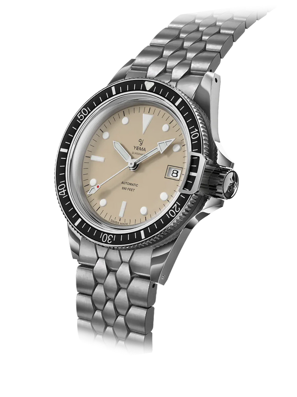Yema Superman Heritage 41mm Beige YSUP25A41-EMS