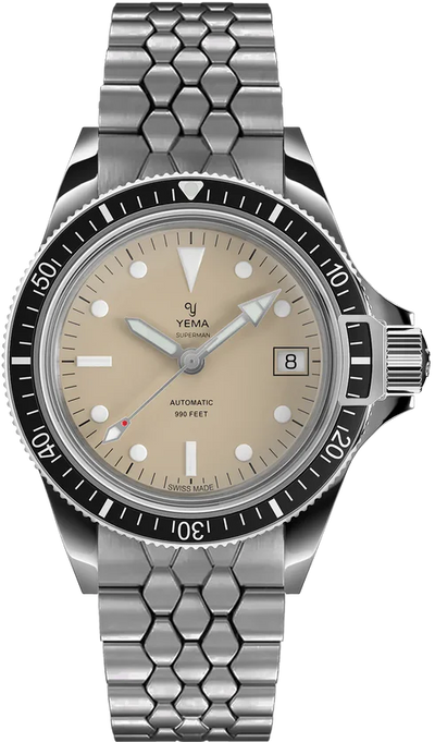 Yema Superman Heritage 41mm Beige YSUP25A41-EMS
