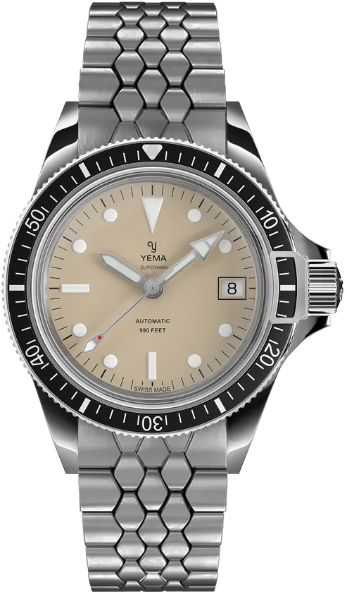 Yema Superman Heritage 41mm Beige YSUP25A41-EMS