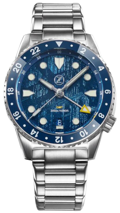 Zelos Mako GMT Blue Meteorite