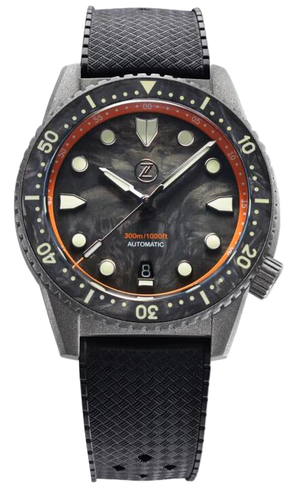 Zelos Mako Diver Cerakote Carbon