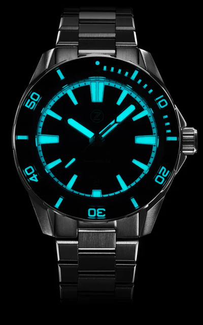 Zelos Swordfish 42mm Black Sand