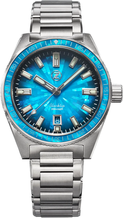 Zelos Blacktip TI Teal MOP - SeriousWatches.com