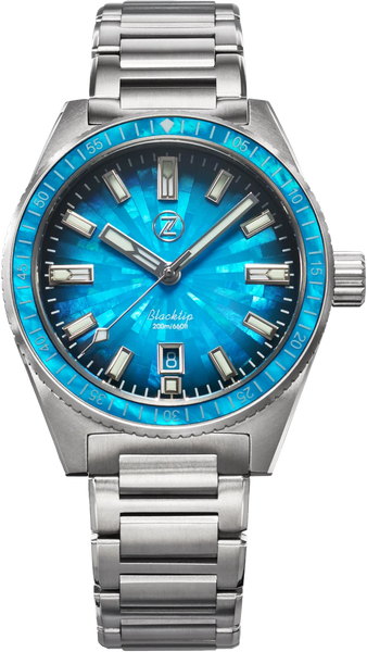 Zelos Blacktip TI Teal MOP - SeriousWatches.com