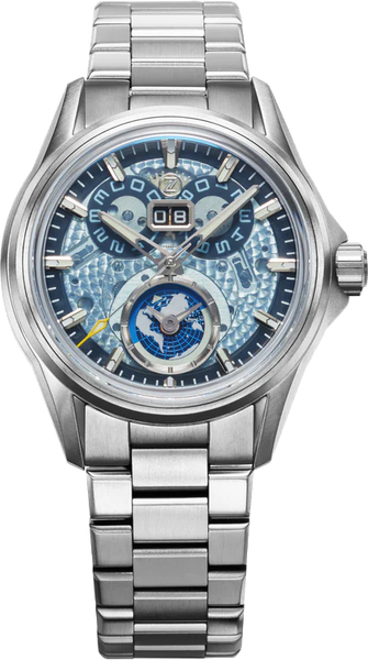 サルセーション Zelos Spearfish Dual Time TI Ocean Blue - SeriousWatches.com