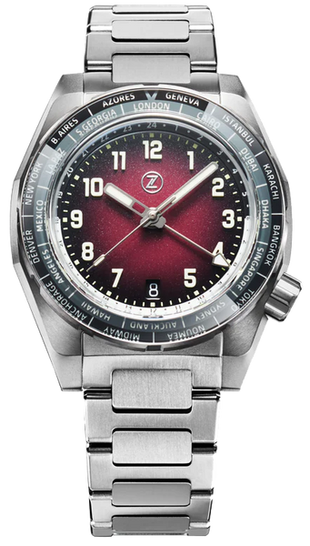 Zelos Thresher Burgundy - SeriousWatches.com