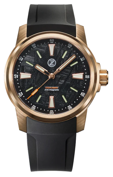 Zelos Aurora Field 38mm Bronze Meteorite - SeriousWatches.com Zelos Aurora Field 38mm Bronze Meteorite - SeriousWatches.com