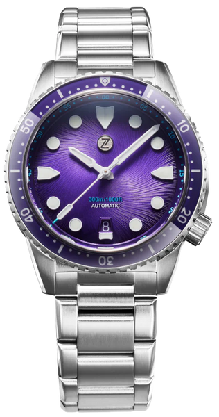 Zelos Mako 300m Diver Nebula - SeriousWatches.com