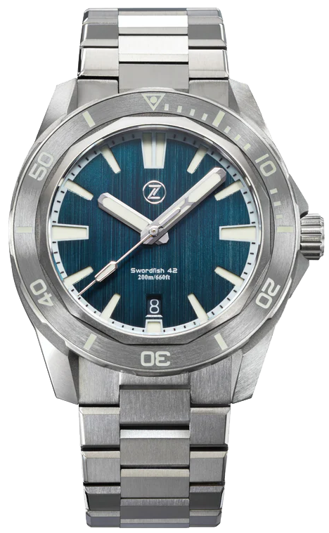Zelos Swordfish Ti 42mm Teal