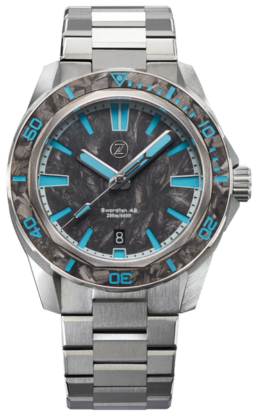Zelos Swordfish Ti 42mm Carbon - SeriousWatches.com