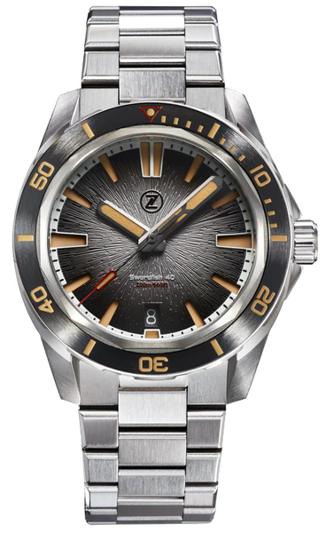 SLANG steelo 超美品！ Zelos Swordfish 40mm Coal - SeriousWatches.com