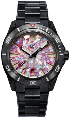Zelos Swordfish 42mm Scarlet - SeriousWatches.com