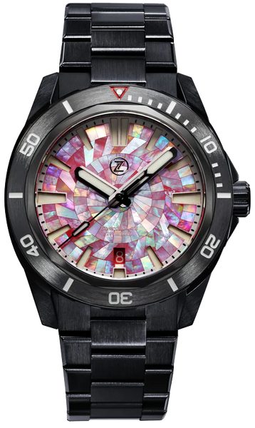 Zelos Swordfish 42mm Scarlet - SeriousWatches.com