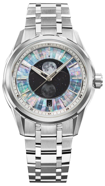 Zelos Helica Moonphase Mosaic MOP
