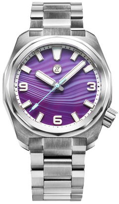 Zelos Hammerhead 43 Field Purple Agate - SeriousWatches.com