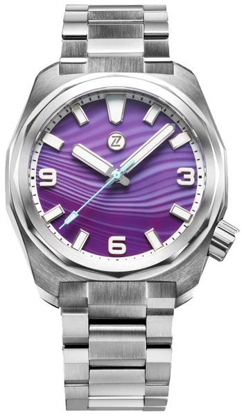 Zelos Hammerhead 43 Field Purple Agate - SeriousWatches.com