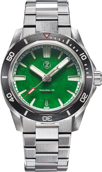 Zelos Swordfish 40mm Jade