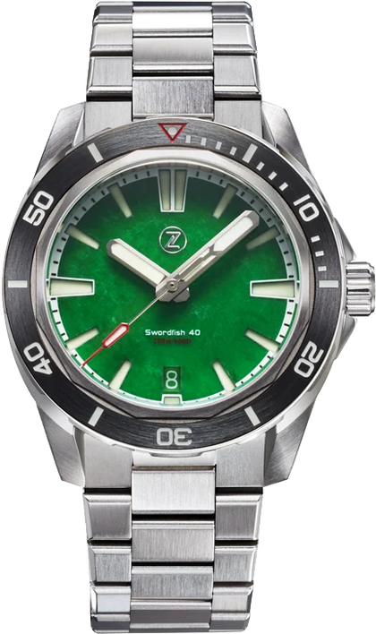 Zelos Swordfish 40mm Jade