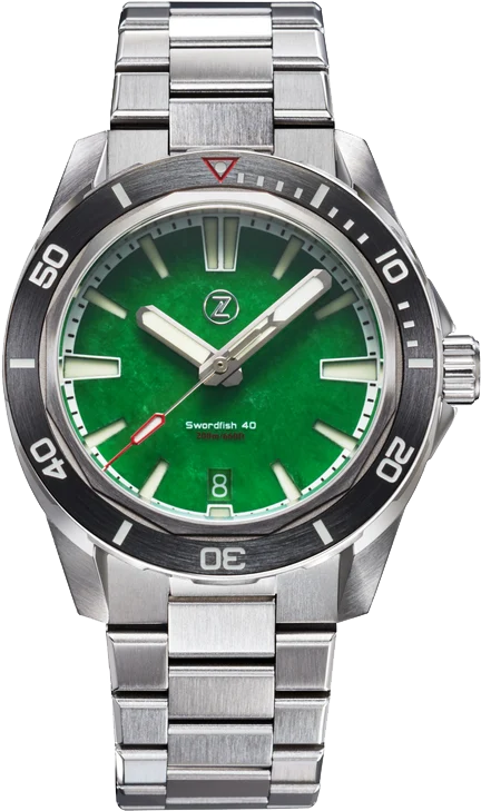 Zelos Swordfish 40mm Jade