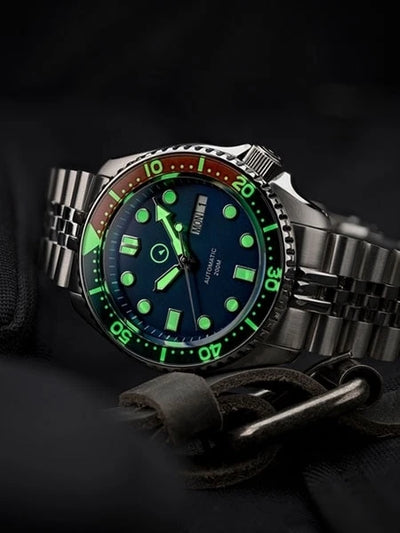 Islander Watch Automatic Dive Watch Blue Dial #ISL-19