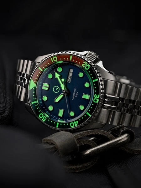 Islander Watch Automatic Dive Watch Blue Dial #ISL-19