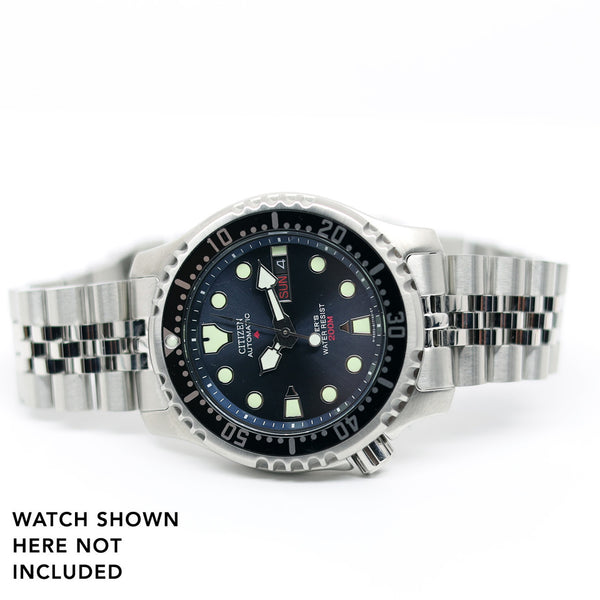 Islander Watch 20mm Brushed and Polished Bracelet for Citizen Promaster Automatic #BRAC-71