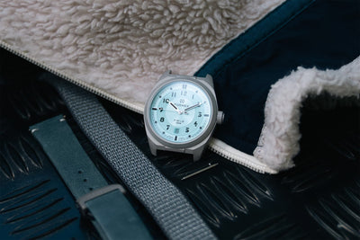 Formex Field 40mm Ice Blue Leather