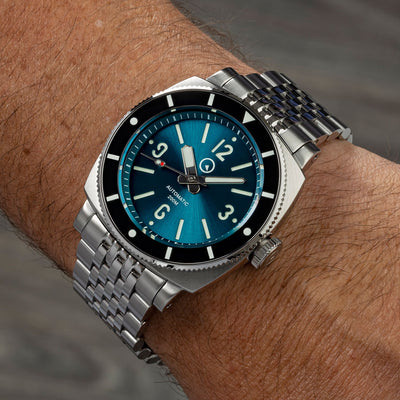Islander Blue-Green Sandwich Dial ISL-79