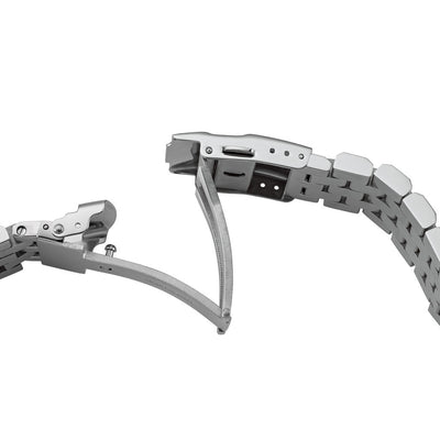 Islander Watch 22mm Brushed Angular Bracelet for Seiko SKX007 SKX009 #BRAC-15