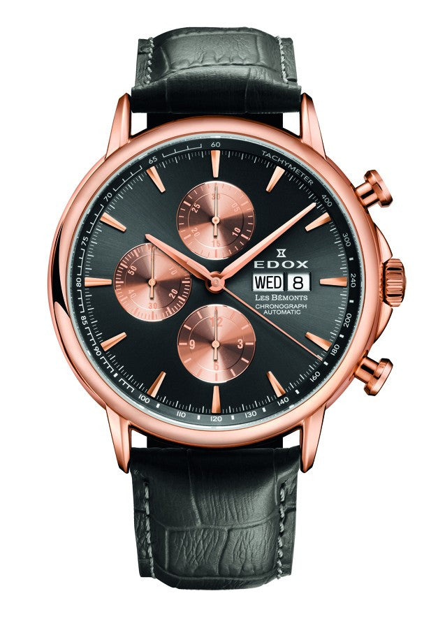 Edox Les Bemonts Chronograph Automatic 01120 37R GIR
