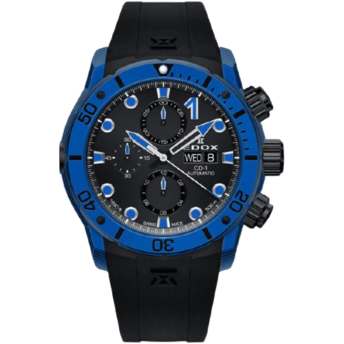 Edox Chronoffshore-1 Carbon Chronograph Automatic 01125 CLNBUN NINBU