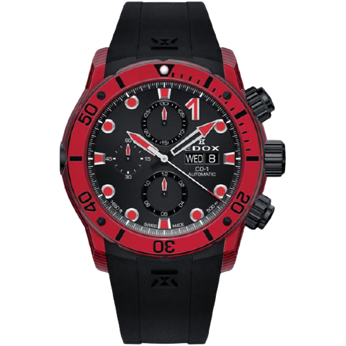 Edox Chronoffshore-1 Carbon Chronograph Automatic 01125 CLNRN NINRO