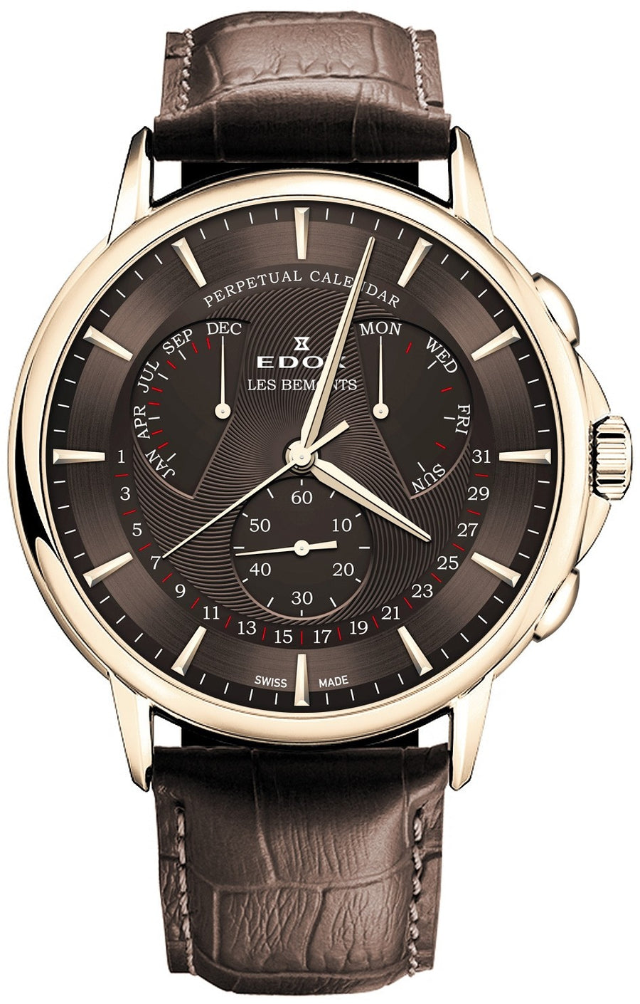 Edox Les Bemonts Perpetual Calendar 01602 37J BRID