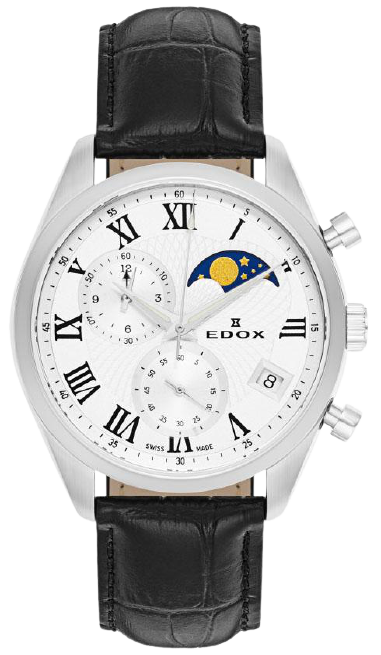 Edox Les Bemonts Chronograph Moon Phase 01655 3 ARN