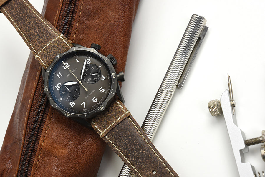 Junghans Meister Pilot Chronoscope Black 027/3794.00