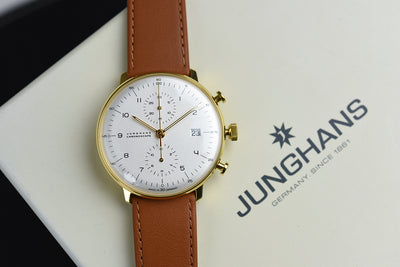 Junghans max sales bill chronoscope gold