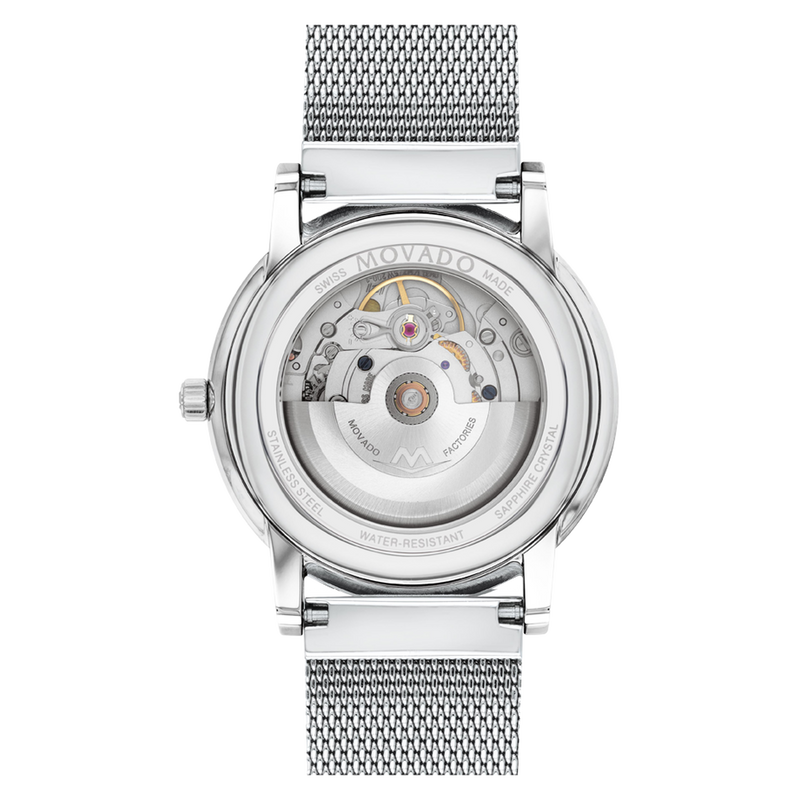 Movado museum classic silver sales