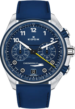 Edox Chronorally-S Chronograph 09503 3BUCBU BUBG - SeriousWatches.com