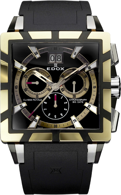 Edox 10013 357RN NIR Chronograph Big Date Classe Royale (B-stock)