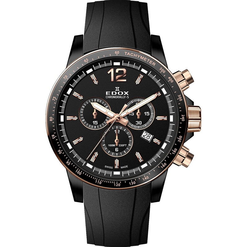 Edox Chronorally S Chronograph 10229 357NRCA NIR SeriousWatches