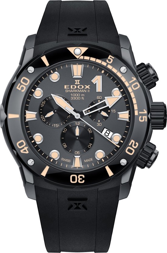 Edox Chronoffshore-1 Sharkman II Limited Edition 10234 357GN NINB