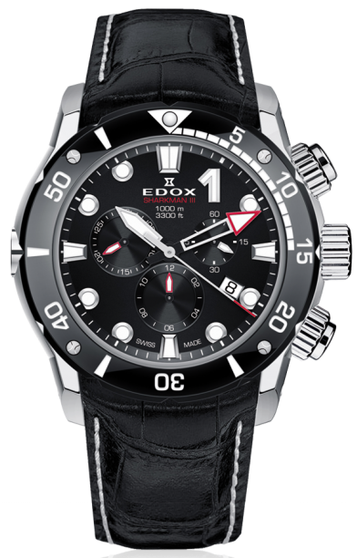 Edox Chronoffshore-1  Sharkman III Limited Edition 10241 TIB NIN