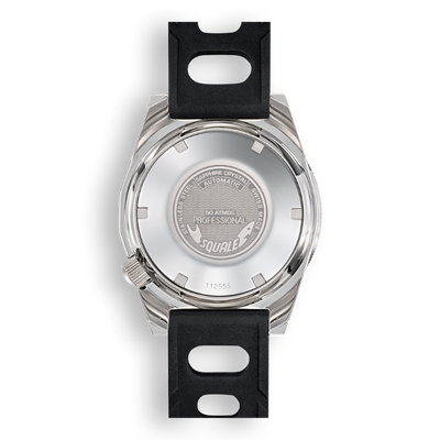 Squale 50 Atmos Black 1521-026/A 1521CL.NMT