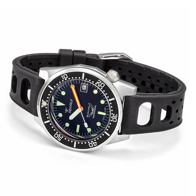 Squale 50 Atmos Black 1521-026/A 1521CL.NT