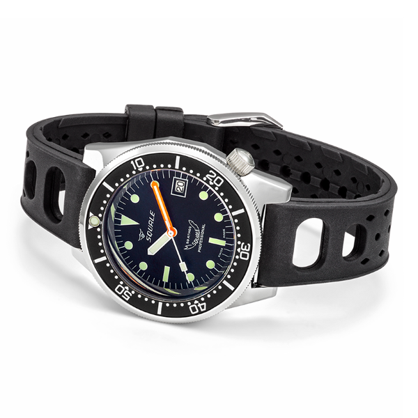 Squale 50 Atmos Black 1521-026/A 1521CL.NMT