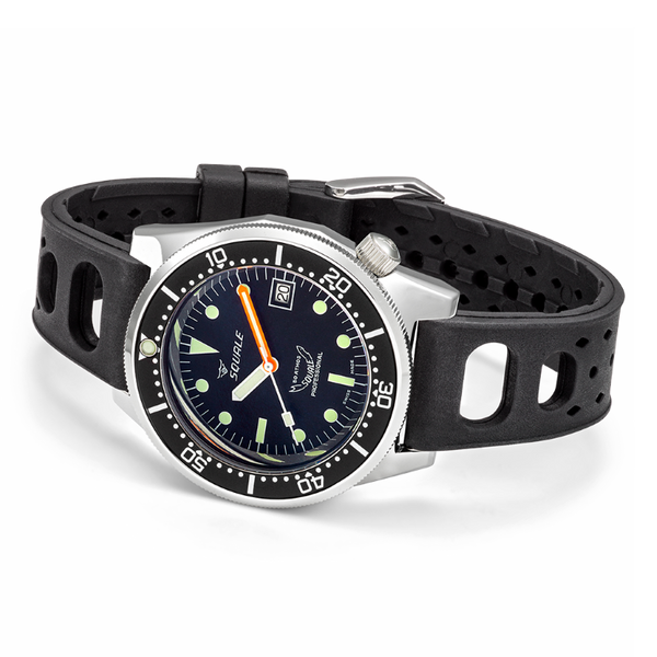 Squale 50 Atmos Black 1521-026/A 1521CL.NT