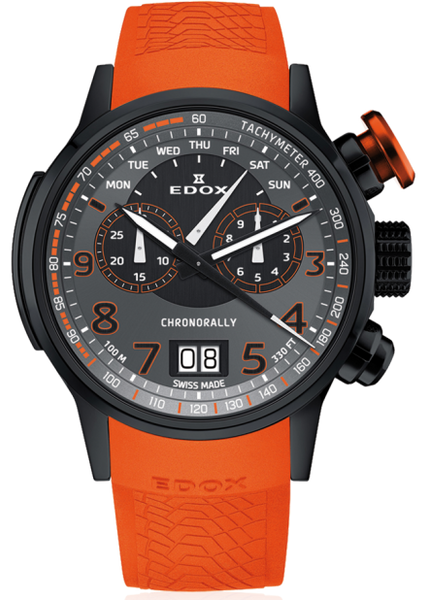 Edox Chronorally Chronograph 38001 TINNO3 NO3 SeriousWatches