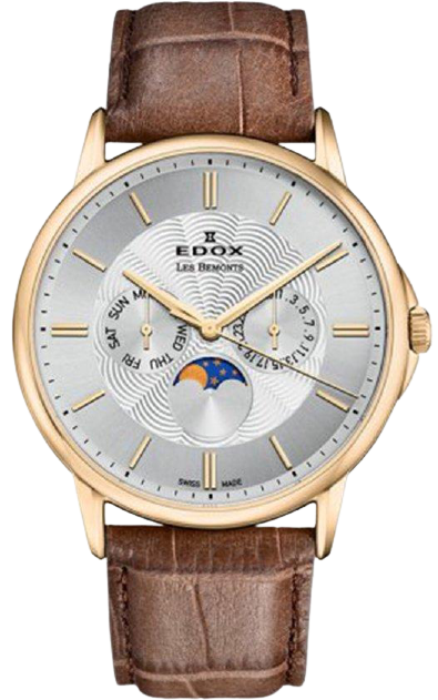 Edox Les Bemonts Multifunction Moon Phase 40002 37J AID